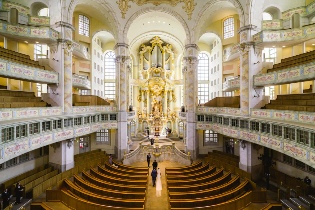 Hochzeit in der Frauenkirche Dresden