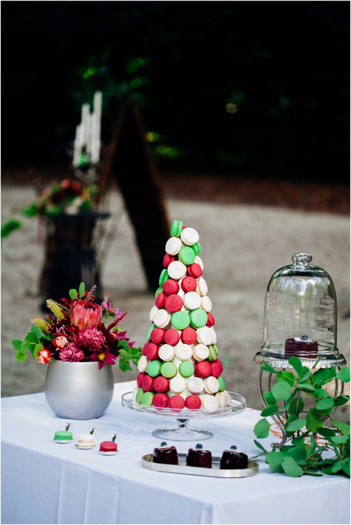 Macarons Hochzeitstorte