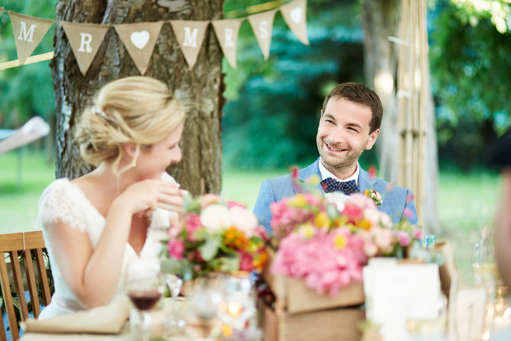 Spaß bei der Hochzeit